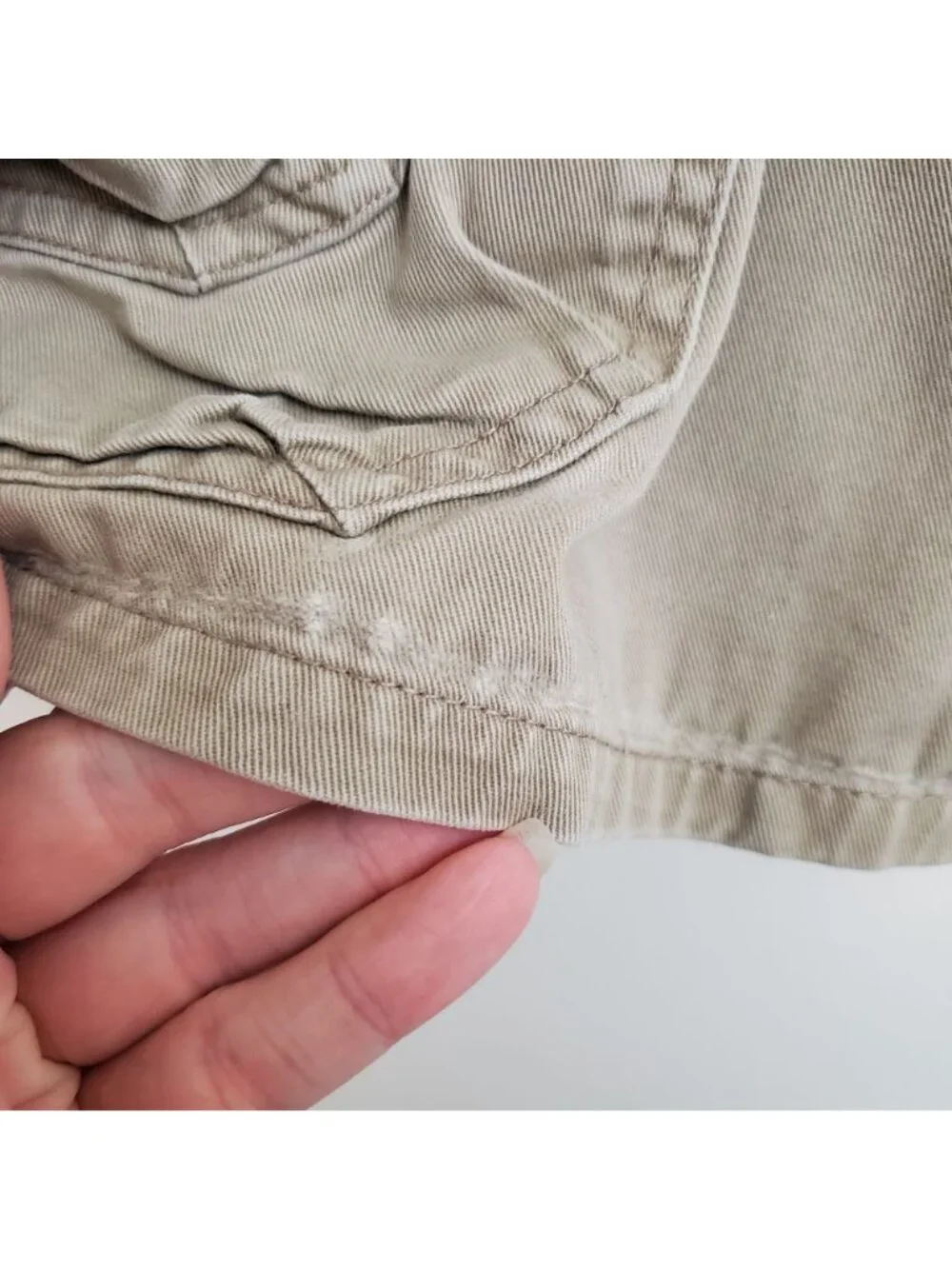 Levi's 90's Silvertab khaki colored cargo shorts